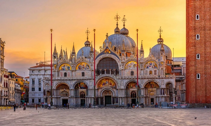 Vương cung thánh đường San Marco - tuyệt tác kiến trúc ở Venice