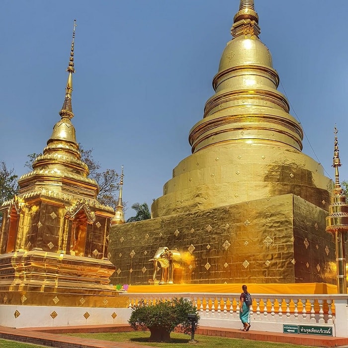 các bảo tháp - điểm nổi bật của chùa Wat Phra Singh