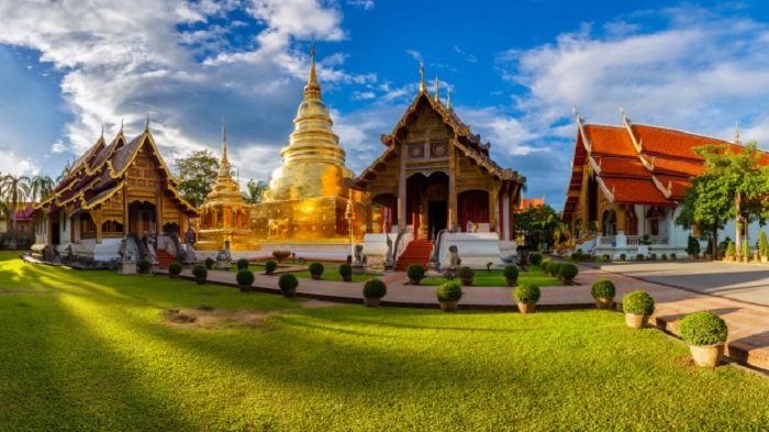 toàn cảnh chùa Wat Phra Singh