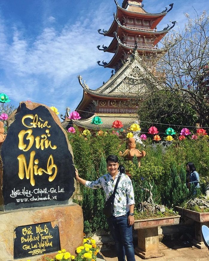 Buu Minh Gia Lai Pagoda is a famous destination 