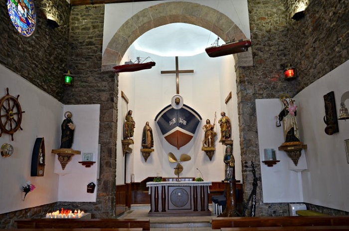 Nhà thờ thánh John the Baptist - đảo San Juan de Gaztelugatxe