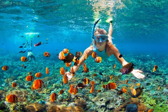 Experience scuba diving in Nha Trang - you need to adhere to safety while snorkeling