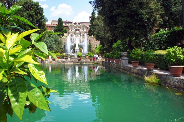 Villa d'Este Gardens tại Tivoli - những khu vườn đẹp nhất ở Ý