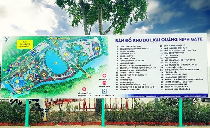 Quang Ninh Gate tourist area - fares