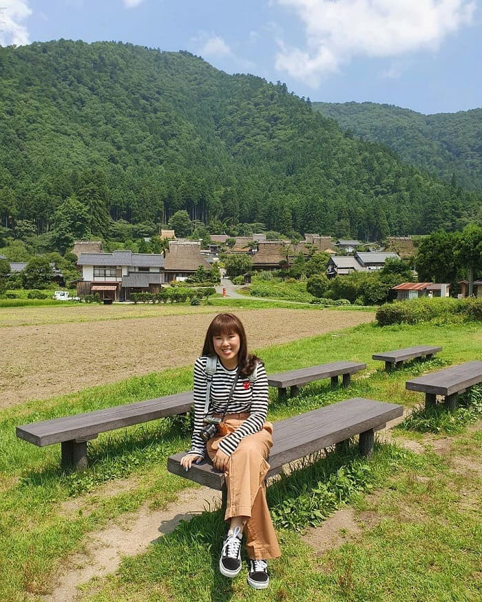 thăm thú xung quanh - làng Miyama Kayabuki