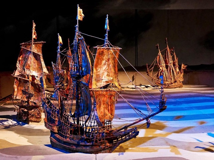 Mô hình tàu trong bảo tàng Vasa Thụy Điển 