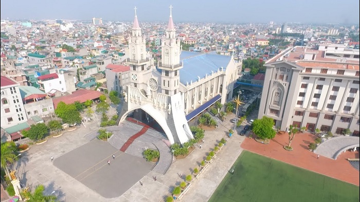 Vẻ đẹp của nhà thờ chính tòa Thái Bình