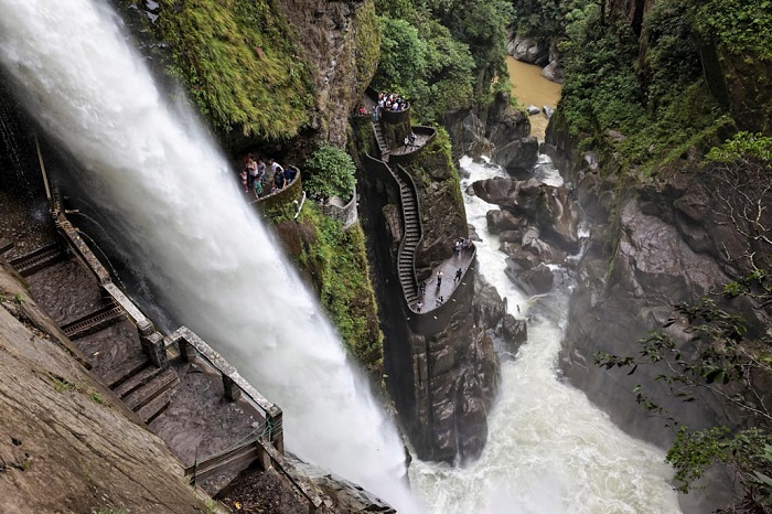 Cầu thang Canyon, Baños, Ecuador -  những cầu thang kỳ lạ nhất thế giới