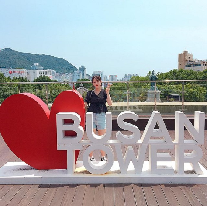 check in tháp Busan - trải nghiệm ở Busan