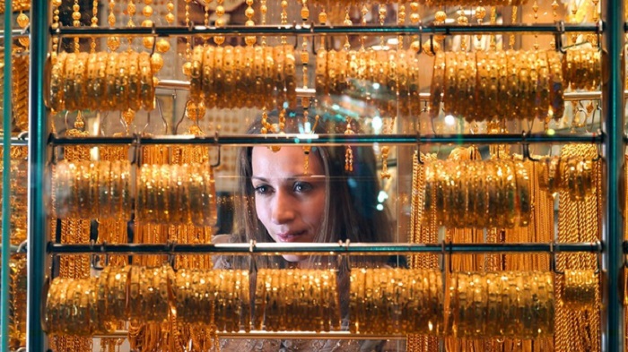 chợ vàng Gold Souk  ở Dubai 
