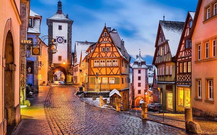 Rothenburg - thị trấn thời trung cổ ở Châu Âu