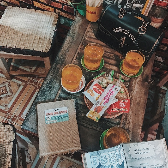 Ông Bà Bích Café - quán cà phê đẹp ở Phan Thiết cổ điển 