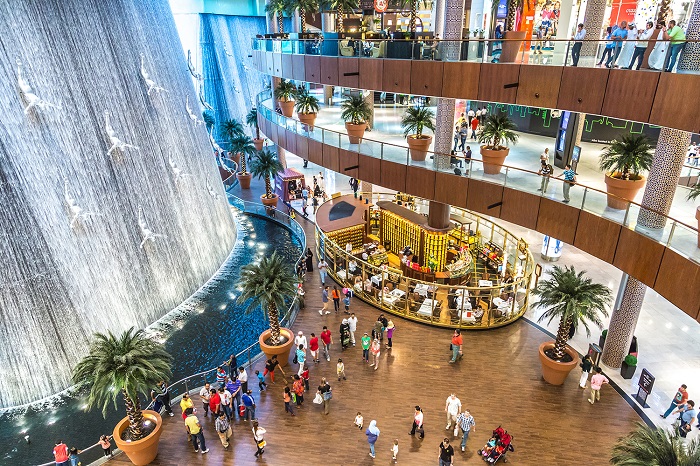 Trung tâm thương mại Dubai Mall - Đài phun nước Dubai 