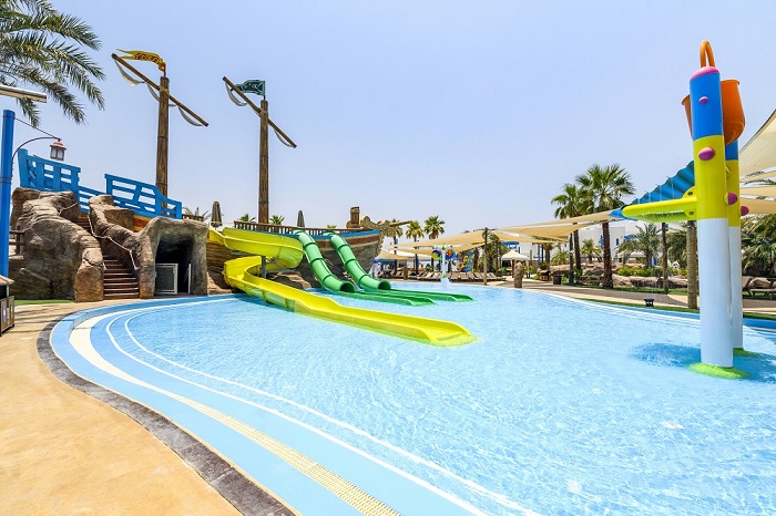Hồ bơi trẻ em là nơi an toàn cho trẻ nhỏ - công viên nước lớn nhất Qatar