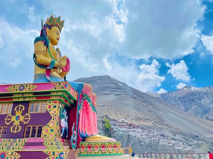 Tu viện Diskit  - tu viện ở Ladakh đẹp