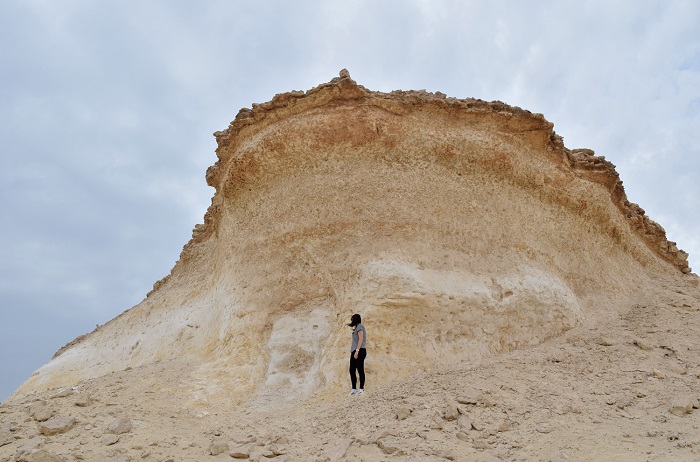 Núi đá vôi ở đảo Tím - Đảo Purple ở Qatar