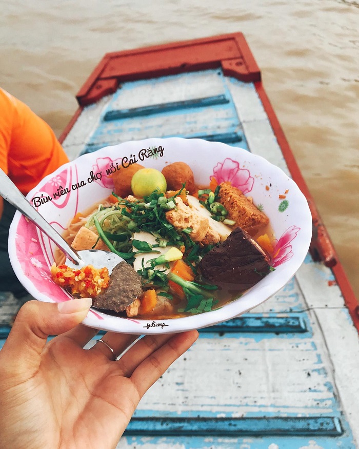 Cai Rang floating market cuisine - vermicelli noodles