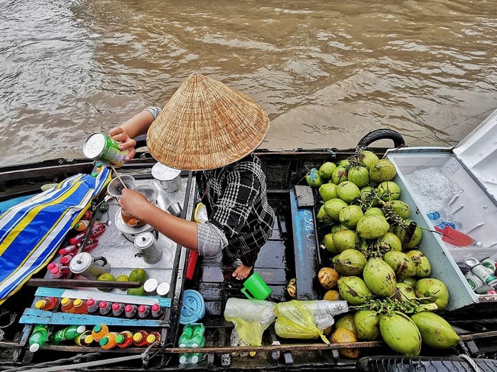 Cai Rang floating market cuisine - drinks