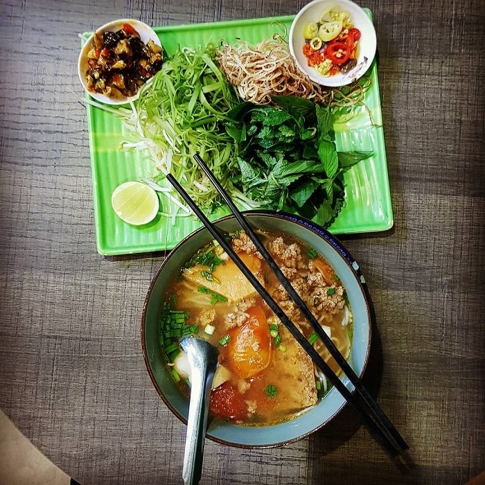Bún riêu cua ốc - món ngon ở Ninh Thuận được ưa thích