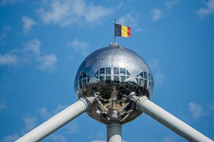 Thiết kế của mô hình Atomium Bỉ