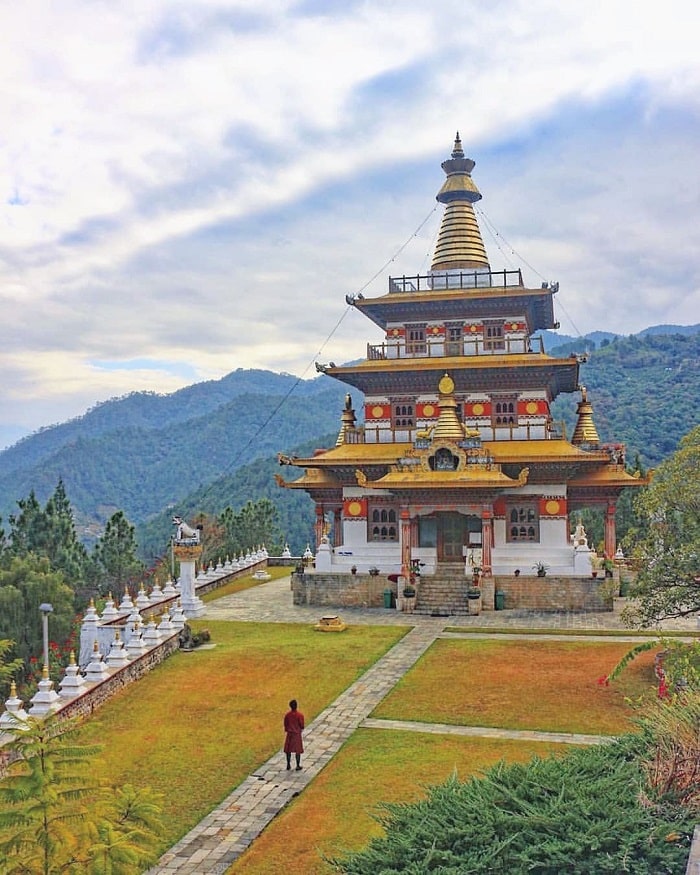 Giới thiệu về tháp Khamsum Yulley Namgyal Chorten Bhutan