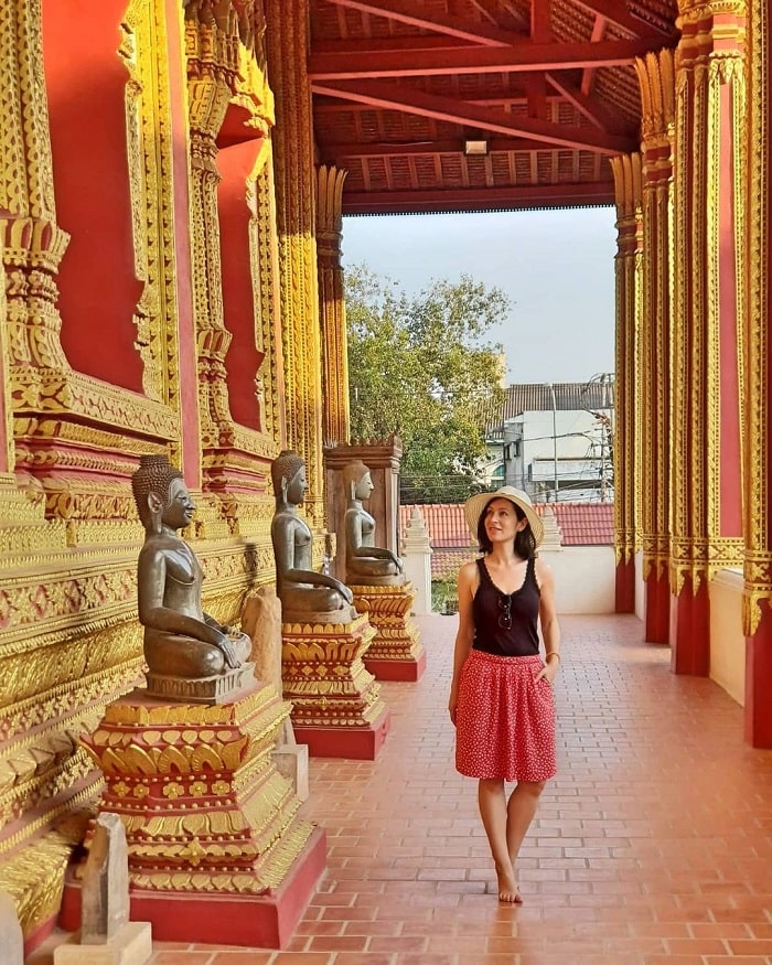 Kiến trúc độc đáo của chùa Phra Keo Lào