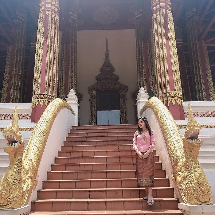 Kiến trúc độc đáo của chùa Phra Keo Lào