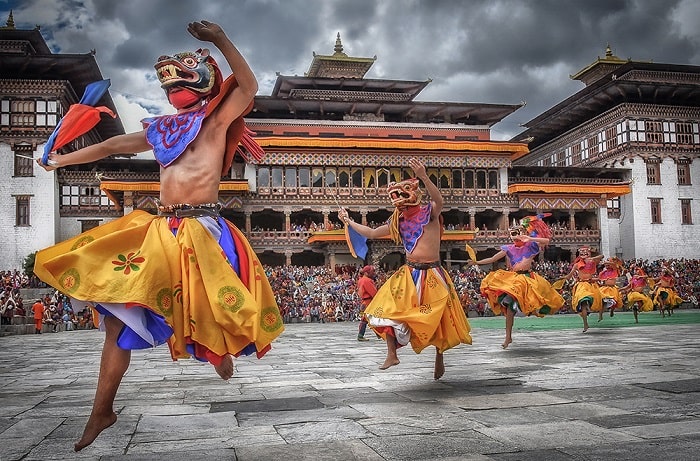 Tu viện Rinpung Dzong Bhutan