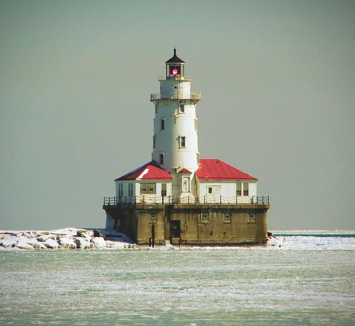 Ngọn hải đăng cảng Chicago - địa điểm du lịch Illinois