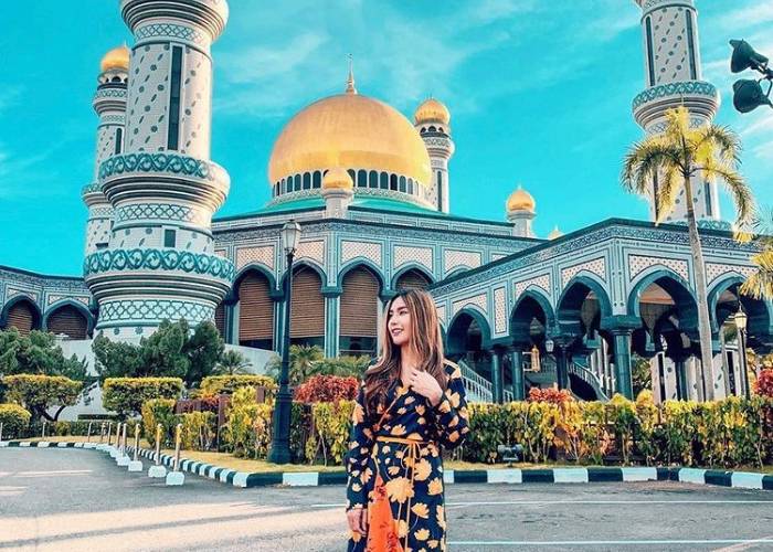 'Choáng ngợp' trước Nhà thờ Hồi giáo Jame Asr Hassanil Bolkiah Brunei