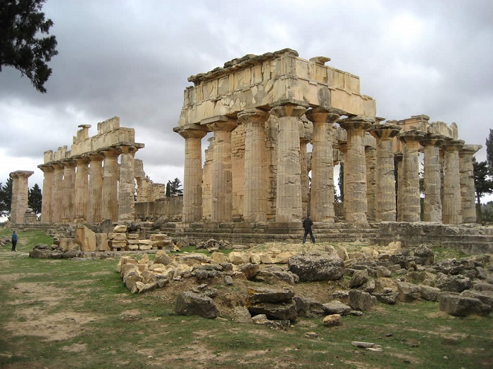 Các tàn tích ở thành phố Cyrene Libya