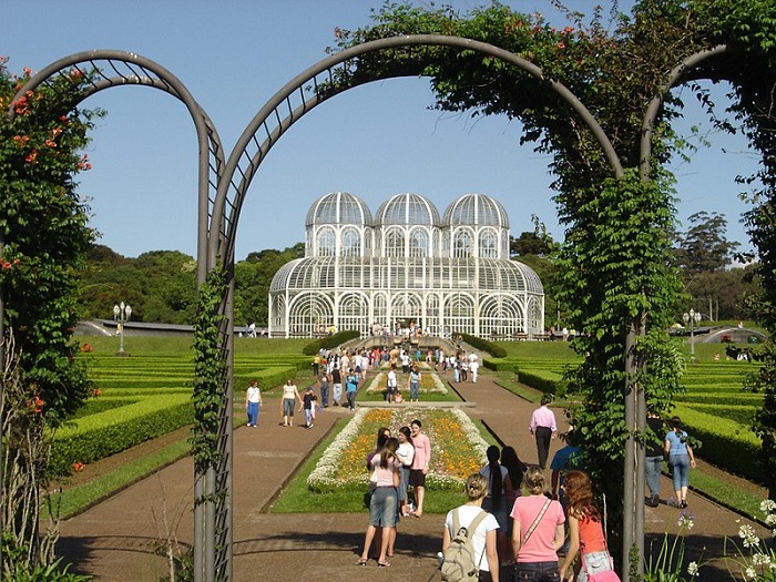 Giới thiệu vườn bách thảo Curitiba Brazil 