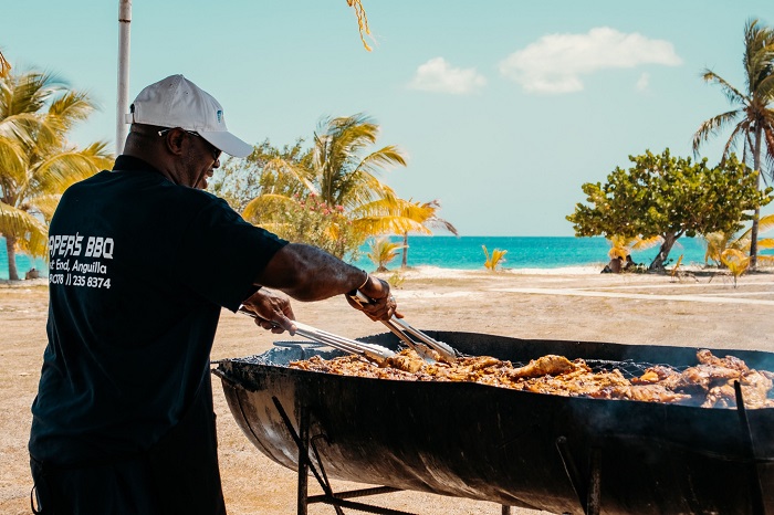 Nướng thịt ở Anguilla - du lịch Anguilla