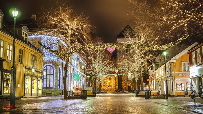Trondheim vào dịp Giáng sinh - du lịch Trondheim