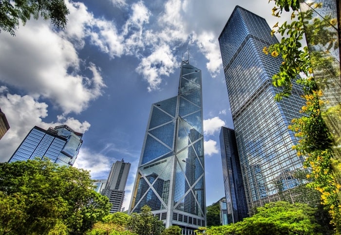 Tháp Ngân hàng Trung Quốc - Top tòa nhà chọc trời nổi tiếng ở Hồng Kông 