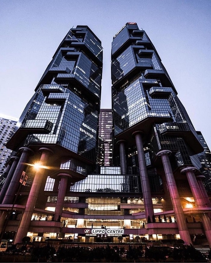 Trung tâm Lippo - Top tòa nhà chọc trời nổi tiếng ở Hồng Kông 