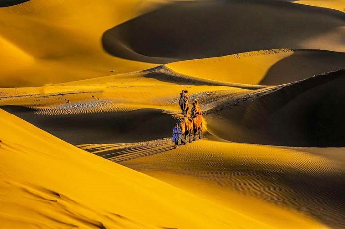 Điểm tham quan ở sa mạc Kubuqi - Yinkentala