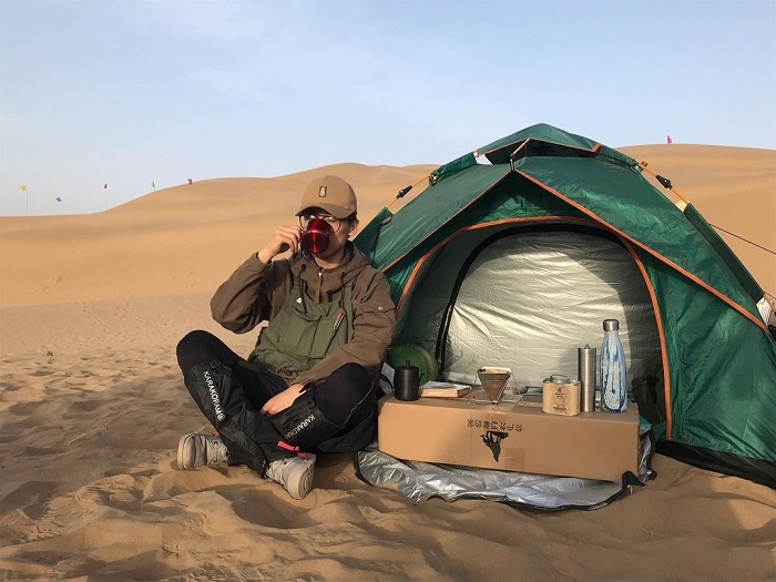 Những điều cần làm ở sa mạc Kubuqi - Cắm trại và tổ chức tiệc lửa trại