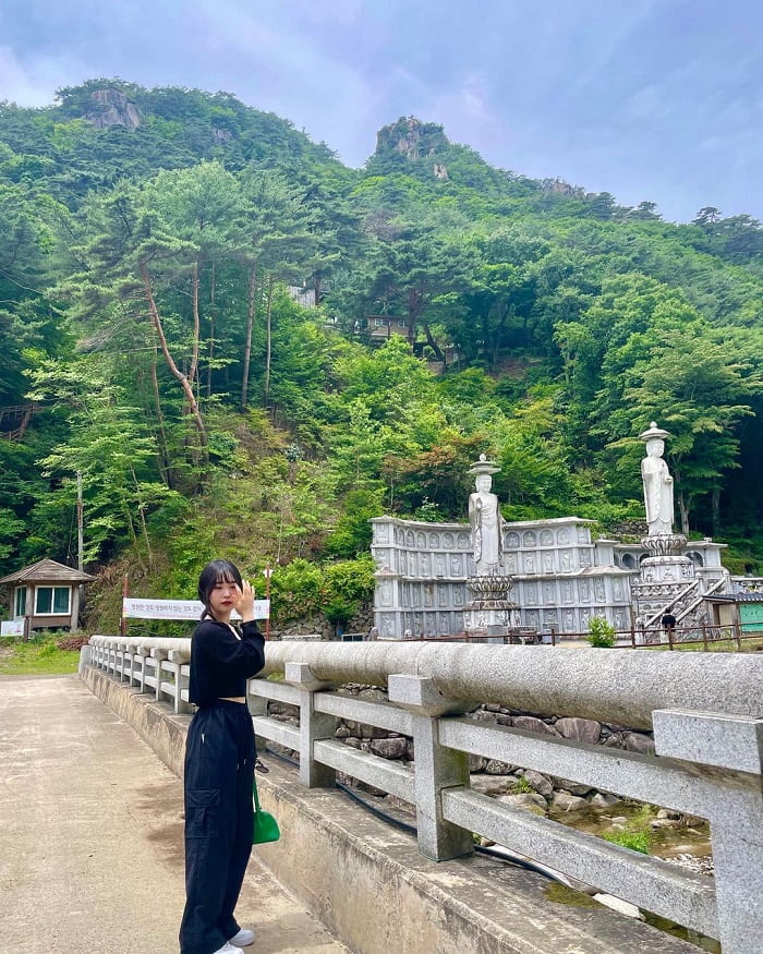 Check in chùa Haeinsa Hàn Quốc