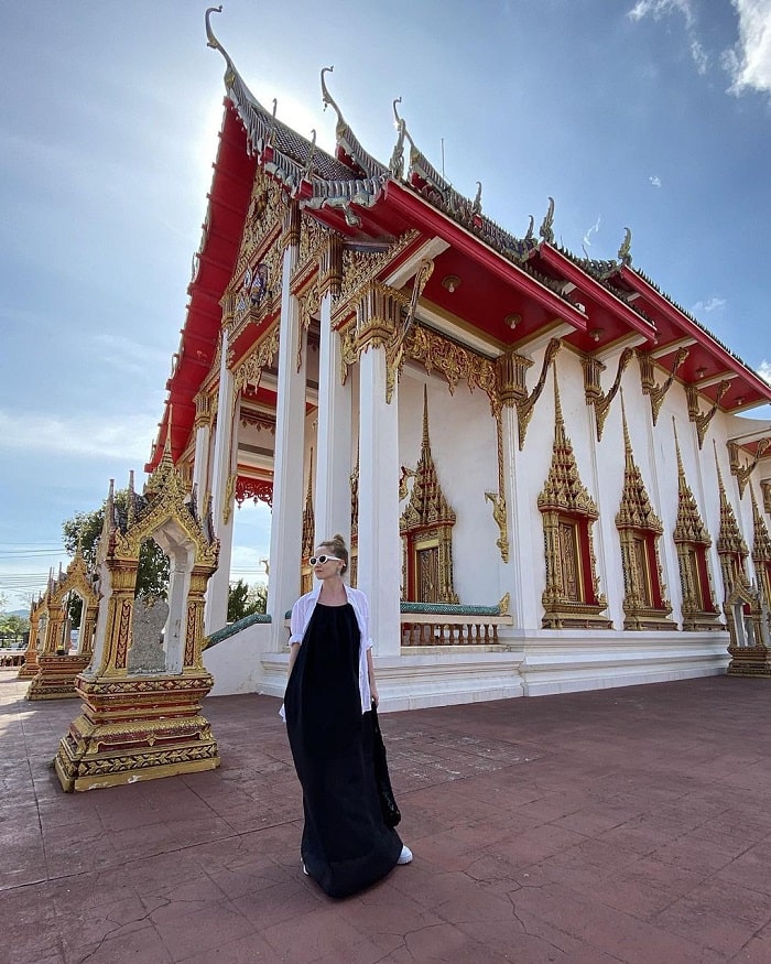 Check in ở chùa Wat Chalong Thái Lan