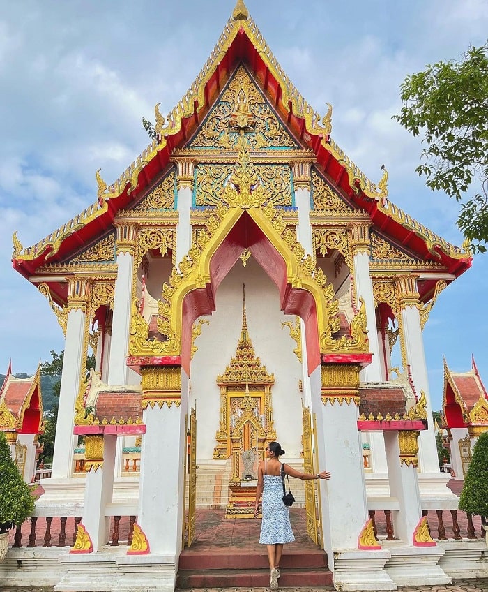 Check in ở chùa Wat Chalong Thái Lan