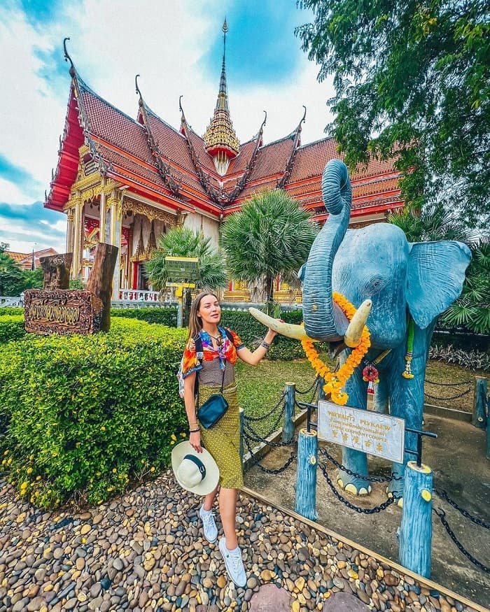 Khu phức hợp đền & vườn ở chùa Wat Chalong Thái Lan
