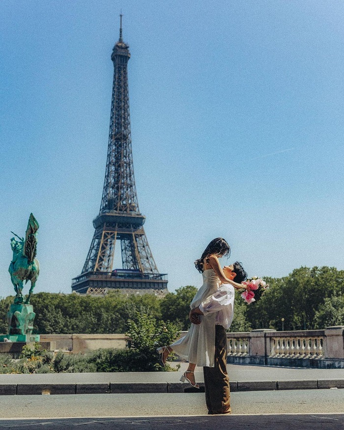 Paris là điểm chụp ảnh cưới đẹp nhất thế giới được nhiều cặp đôi lựa chọn