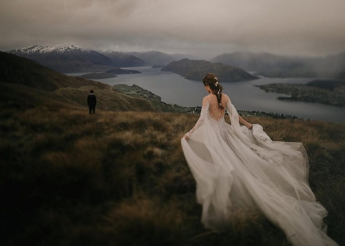 Queenstown là điểm chụp ảnh cưới đẹp nhất thế giới nằm tại New Zealand