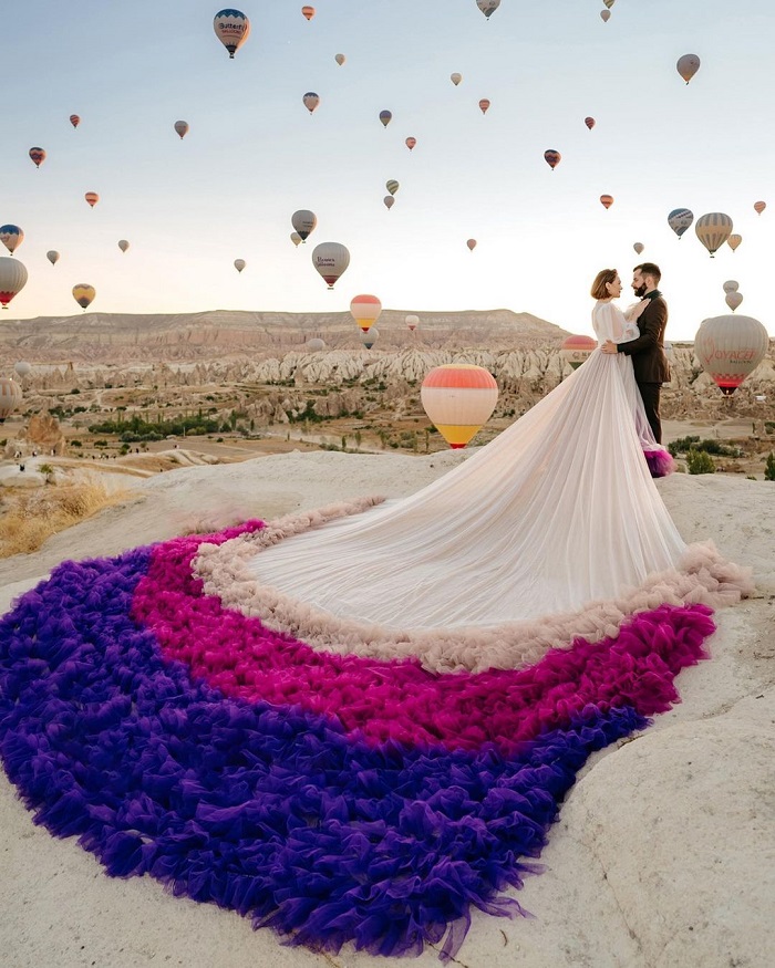 Cappadocia là điểm chụp ảnh cưới đẹp nhất thế giới nằm tại Thổ Nhĩ Kỳ