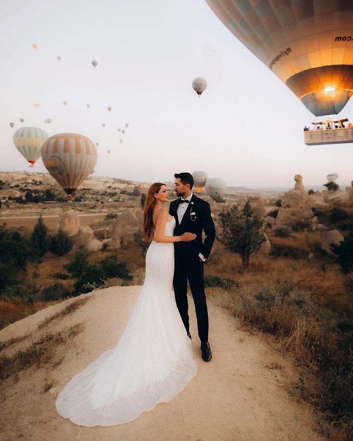 Cappadocia là điểm chụp ảnh cưới đẹp nhất thế giới không thể bỏ qua