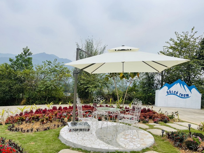 Đồi Cỏ Thơm Resort Hòa Bình thích hợp lưu trú 4 mùa