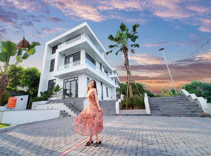 Đồi Cỏ Thơm Resort Hòa Bình có nhiều hạng villa khác nhau cho du khách chọn