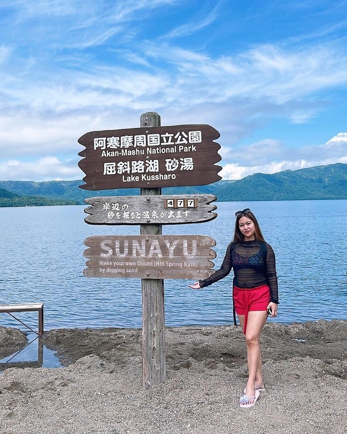 Sunayu là điểm tham quan thú vị xung quanh hồ Kussharo