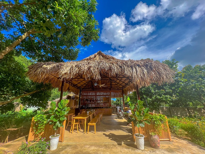 Homestay Vườn An nhiên Mộc Châu còn có những khu vực sinh hoạt chung